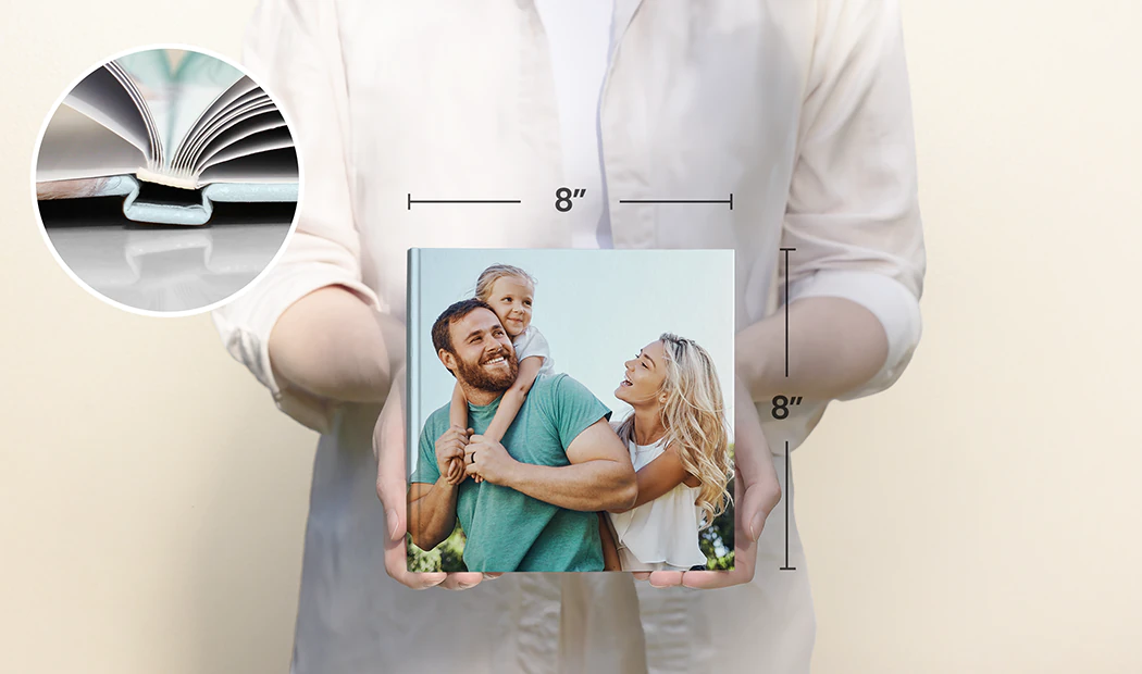 Personalized PhotoBook 8x8 Hard Cover